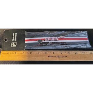 Detroit Red Wings Elastic Headband With Charms NEW